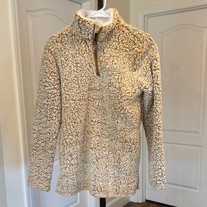 Love Tree Fleece Pullover Jacket - Size M